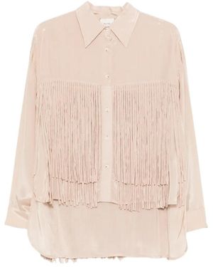 Alysi Fringed Shirt - Natural