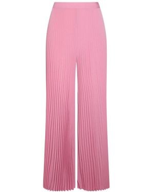 Twinset Pleated Wide-Leg Pants - Pink