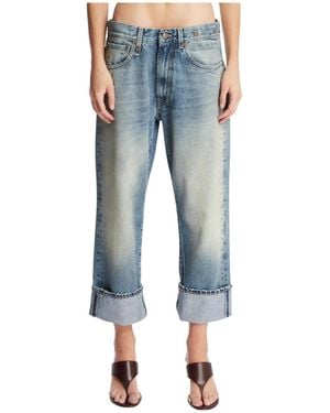 R13 Belt-Loop Jeans - Blue