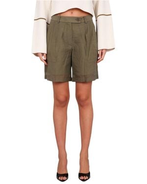 Helmut Lang Bermuda Shorts - Green