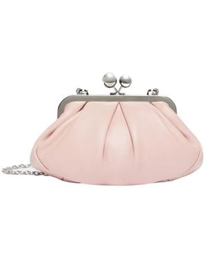 Weekend by Maxmara Small Sheepskin Pasticcino Bag - Pink