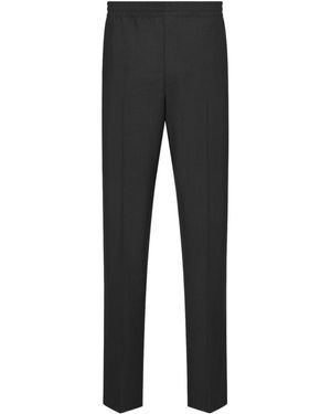Dior Homme High Waist Straight Leg Trousers - Black