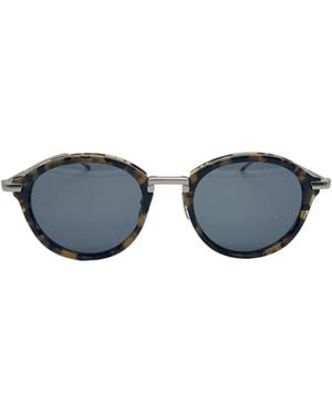 Thom Browne Eyewear Round Frame Sunglasses - Blue