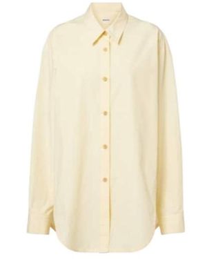 KHAITE Goya Cotton Poplin Shirt - White
