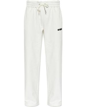 MISBHV Straight-Leg Logo Joggers - White