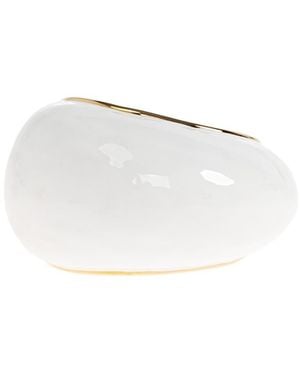 Jacquemus Le Bracelet Raisin Oval Cuff Bracelet - White