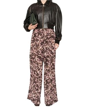 Dries Van Noten Patterned Casual Trousers - Red