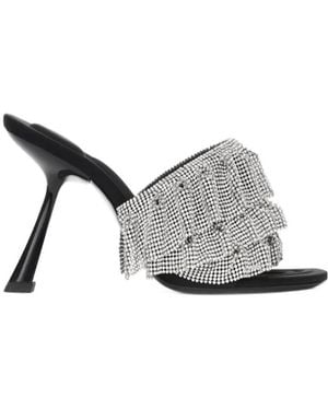 Alexander Wang Nala Embellished Sandals - Grey