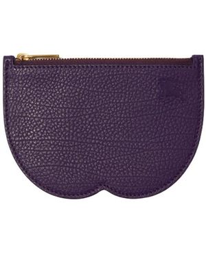Burberry Small Chess Wallet - Purple