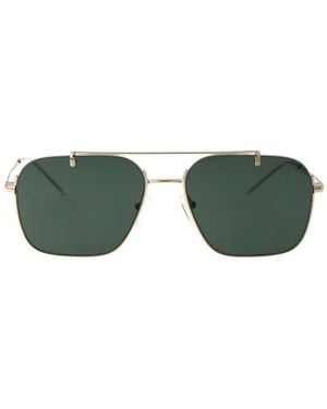 Emporio Armani Rectangle-Frame Sunglasses - Green