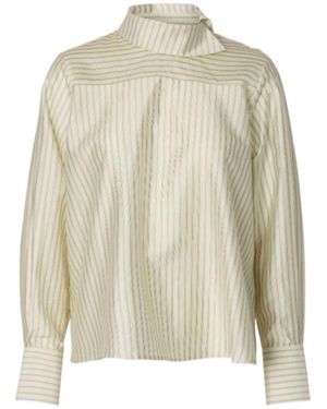 SELECTED Relaxed Fit Blouse - Natural