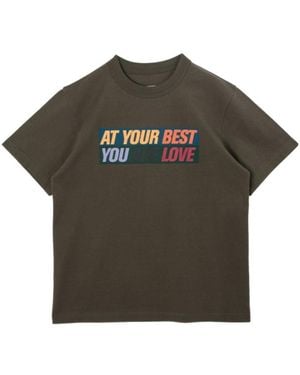 Sacai Print T-Shirt - Green