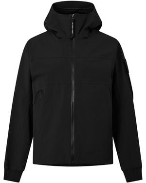 C.P. Company Cropped Hooded Jacket - Black