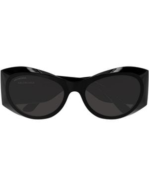 Balenciaga Eyewear Rectangle-Frame Sunglasses - White