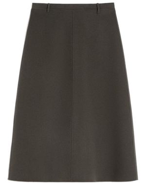 Max Mara 'S Gloria Flared Midi Skirt - Grey