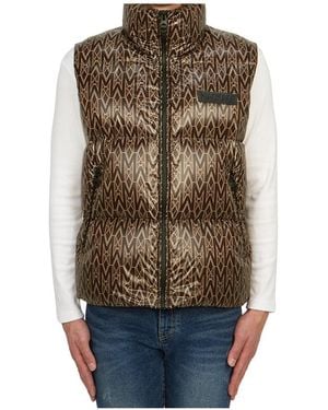 Mackage Zipper Down Vest - Brown