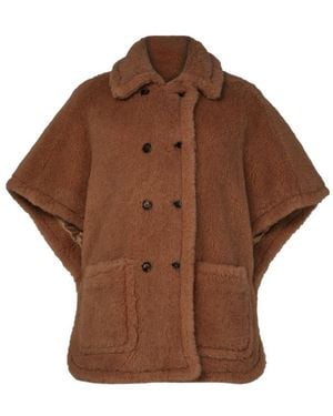 Max Mara Teddy Cape - Brown