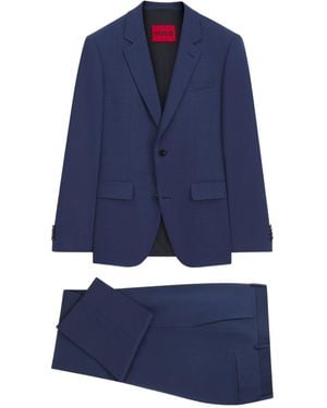BOSS Two-Piece Slim-Fit Suit - Blue
