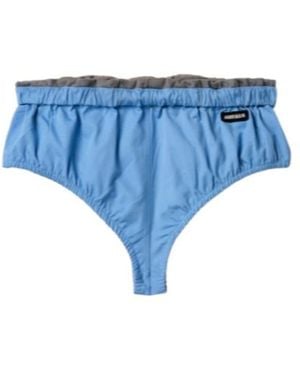 Miu Miu Poplin Briefs - Blue