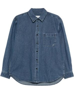 DUNST Long-Sleeved Shirt - Blue