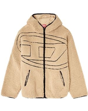 DIESEL Teddy Hooded Jacket - Natural