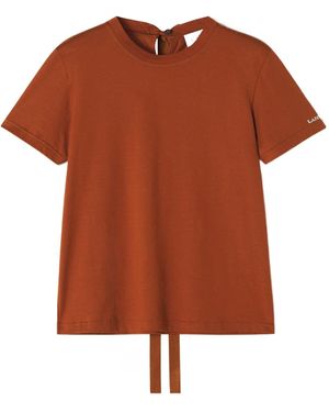 Lanvin Tie-Detail Top - Brown