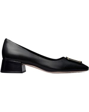 Tory Burch Georgia 35Mm Leather Pumps - Black