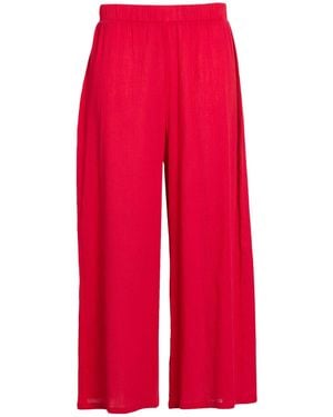 Max Mara Elasticised Waist Pants - Red