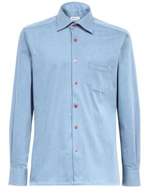Kiton Long-Sleeved Shirt - Blue