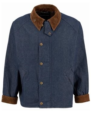 Barbour Transport Denim Casual Jacket - Blue