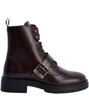 Barbour Ouseburne Zipper Ankle Boots - Purple