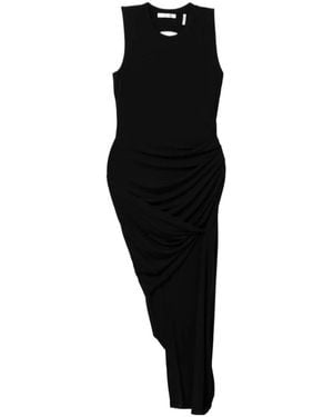Helmut Lang Asymmetric Dress - Black