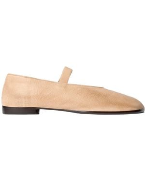 Lemaire Glove Strap Ballet Flats - Natural