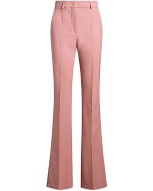 Sportmax Slim-Fit Wool Suit Pants - Pink