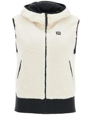 Montura Fleece-Texture Hooded Jacket - White