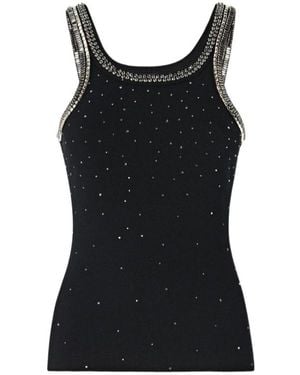 Pinko Crew-Neck Tank Top - Black