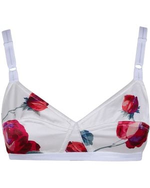 N°21 Rose Print Bra - Pink