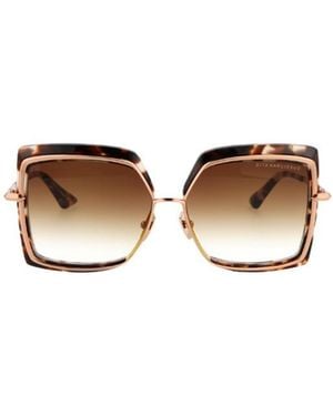 Dita Eyewear Narcissus Square Frame Sunglasses - White
