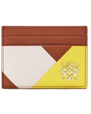 Loewe Leather Cardholder - Yellow