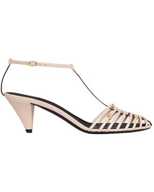 Celine Cage Heeled Sandal - Metallic
