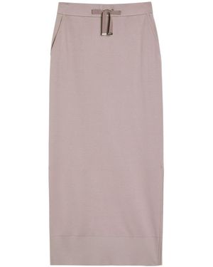 Herno Cotton Midi Skirt - Multicolour