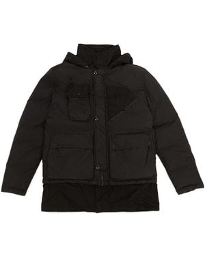 C.P. Company Hooded Down Jacket - Black