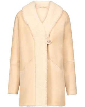 Loulou de Saison Isak Hooded Coat - Natural