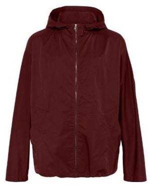 Bottega Veneta Hooded Casual Jacket - Red