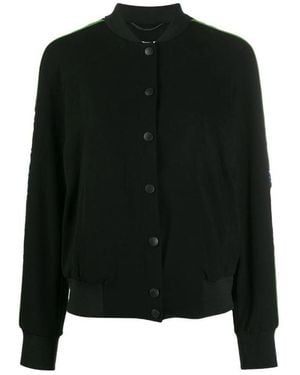 KENZO Tiger Sea Lily Embroidered Bomber Jacket - Black