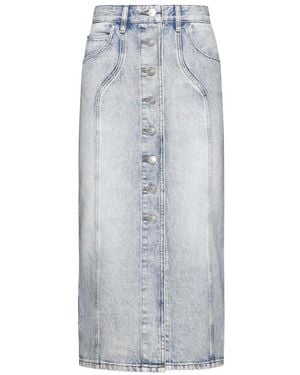 Isabel Marant Isabel Marant Buttoned Midi Skirt - Grey