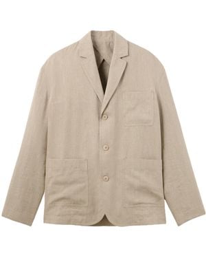 Jacquemus The Pastro Long Sleeved Blazer - Natural