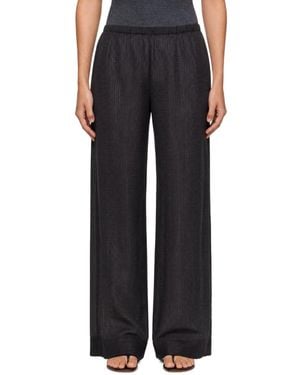 St. Agni Elastic-Waist Pants - Black