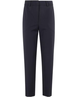 Seventy Four-Pocket Straight-Leg Casual Pants - Blue