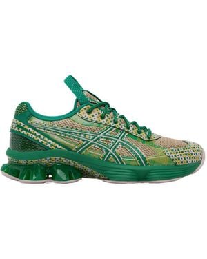 Asics Us7-S Gel Kinetic Fluent Low Trainers - Green
